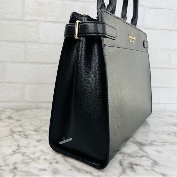 Kate Spade Staci Large Black Satchel Crossbody - Picture 4 of 11